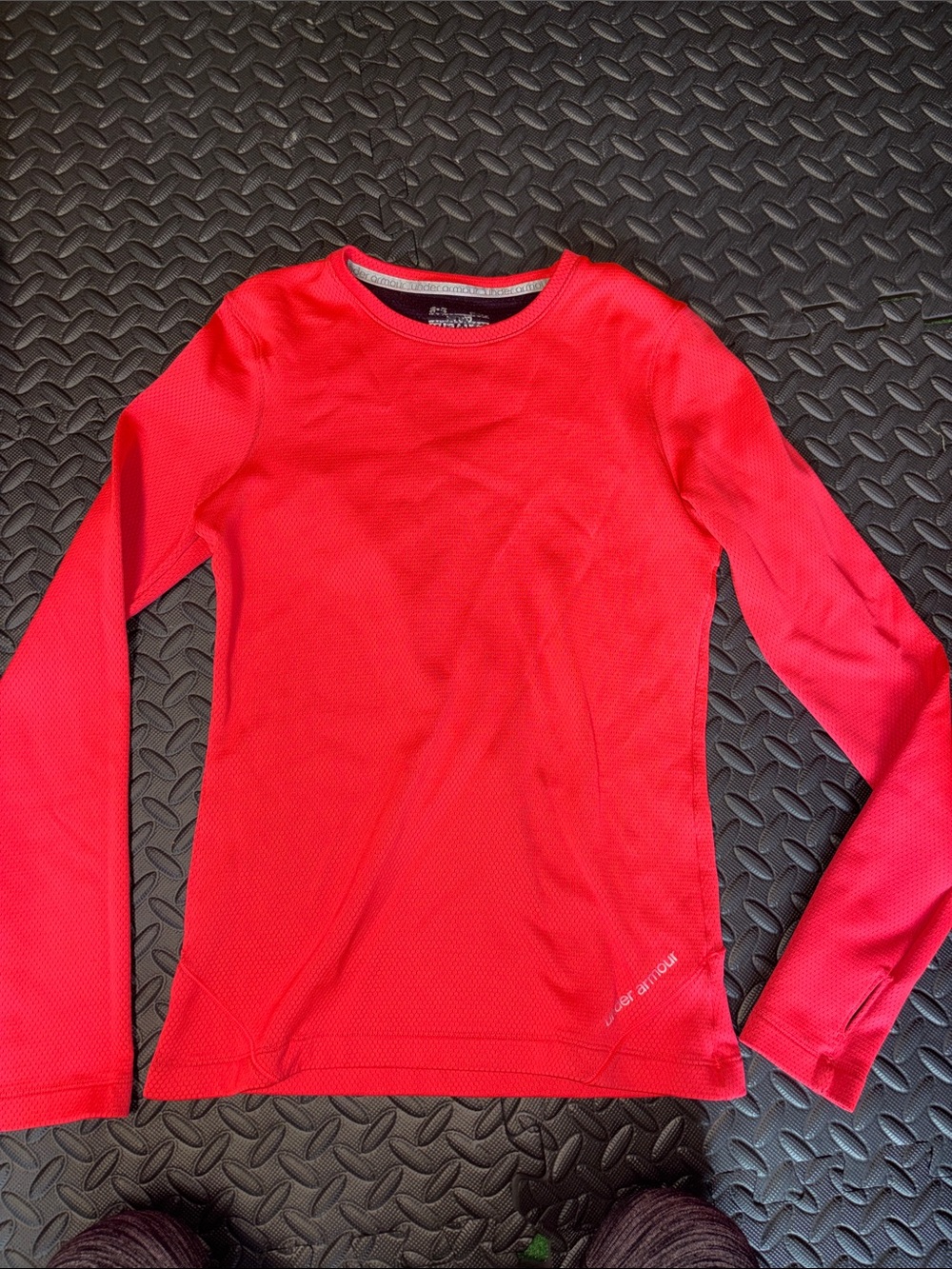 Under Armour Bright Pink Long-Sleeve Athletic Top